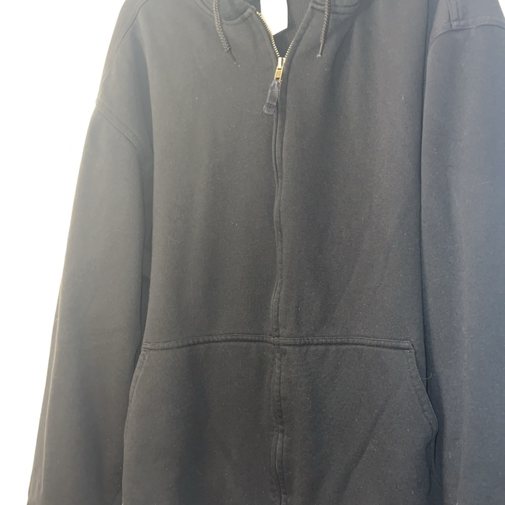 Men's Black Zip-Up Sweater